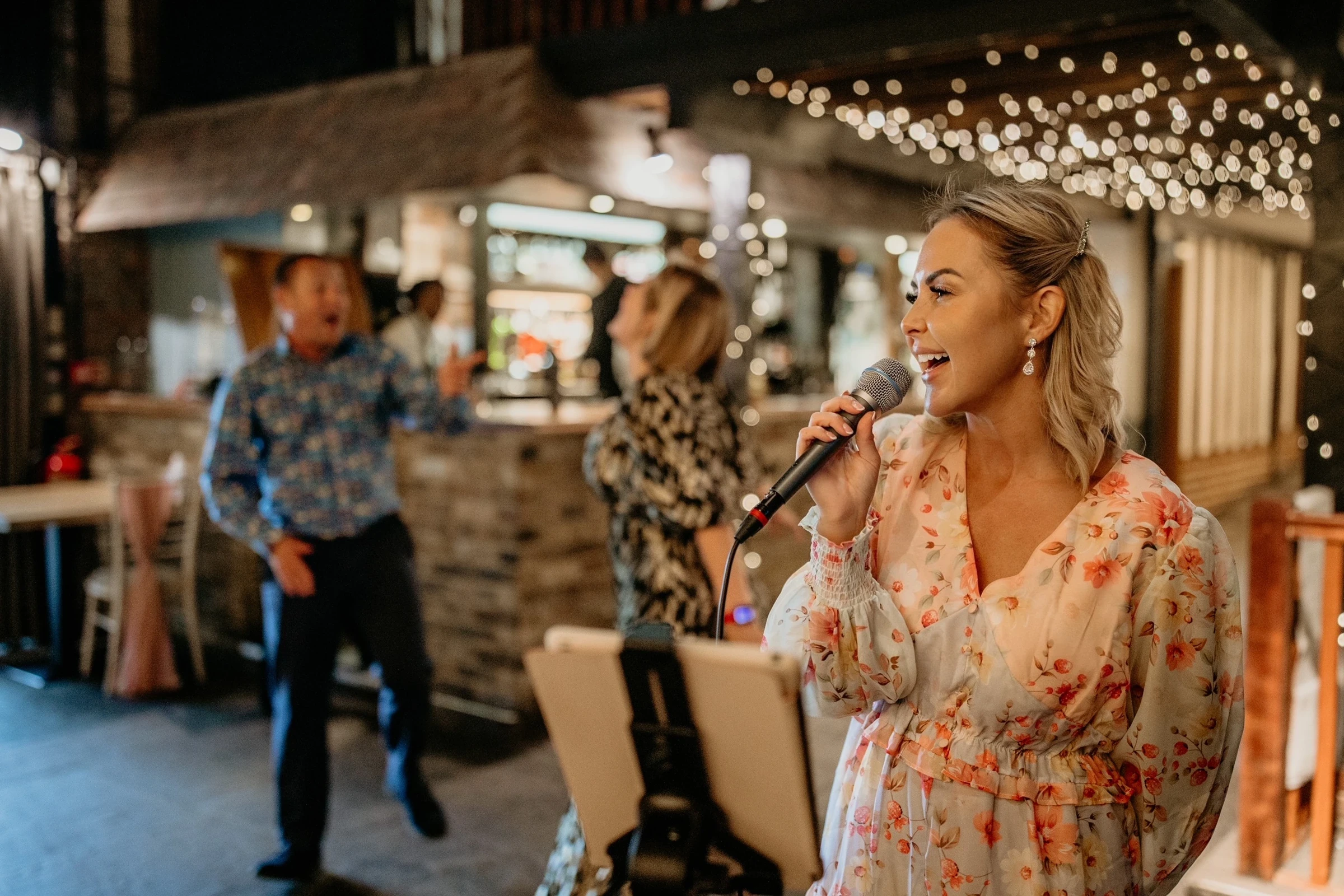 Cheryl performing live at a celebration